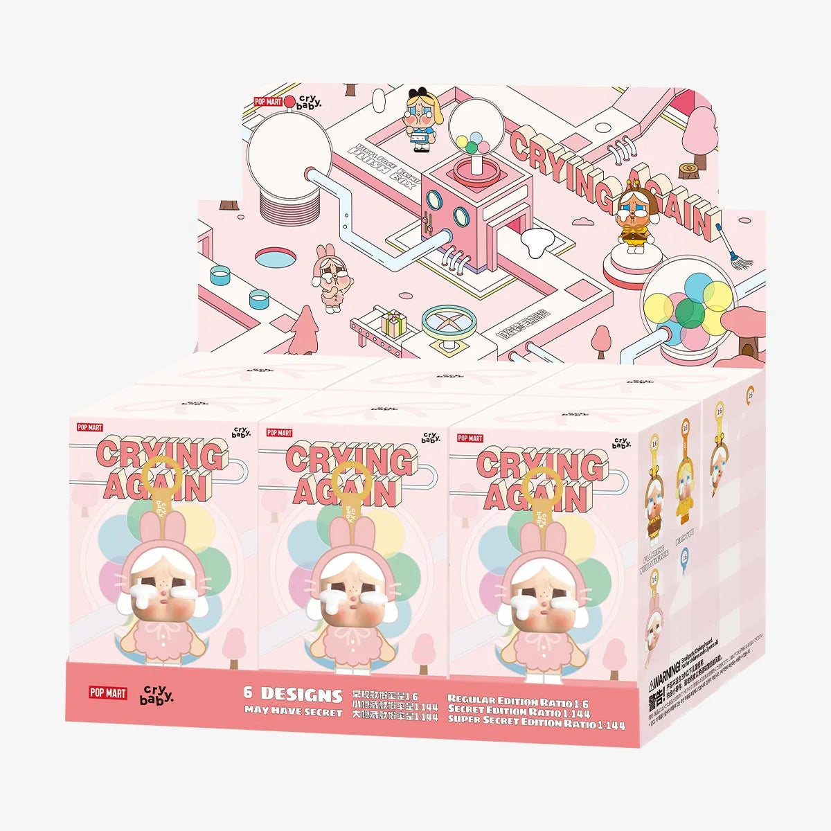 LabubuCity - Complete Set Crying Again Vinyl Plush