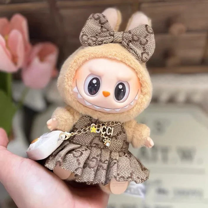LabubuMania – Outfit GG Dress (Labubu incluso)