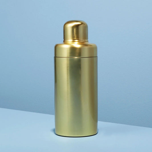 Matte Gold Modern Cocktail Shaker