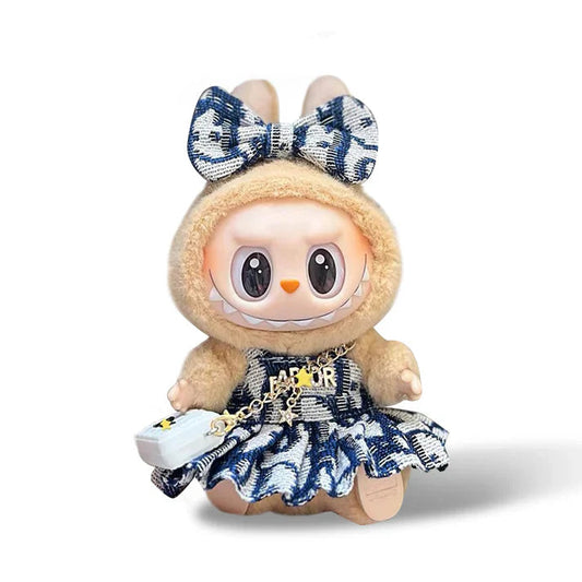 LabubuMania – Outfit DR Blue (Labubu  incluso)